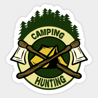 Camping Hunting - Adventure Edition Sticker